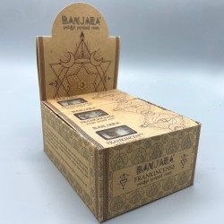 Banjara Frankincense Pyramid Intsentsu-konoak - Intsentsua - Eskuz egina - Organikoa - Indian egina - BANJARA Smudge