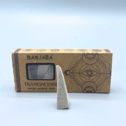 Banjara Frankincense Pyramid Intsentsu-konoak - Intsentsua - Eskuz egina - Organikoa - Indian egina - BANJARA Smudge