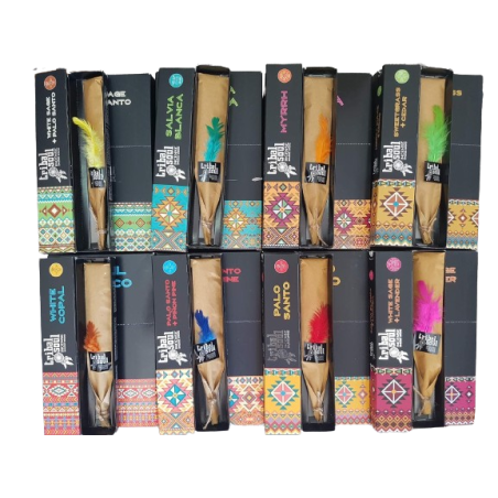 Lot 8 Tribal Soul Incense - 8 packs of 15 gr.
