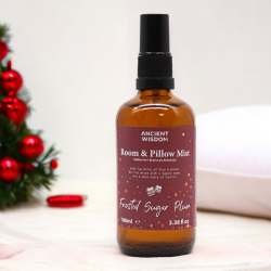 Spray Fragrância de Natal Frosted Plum - Frosted Sugar Plum - Para casa e travesseiros - 100ml