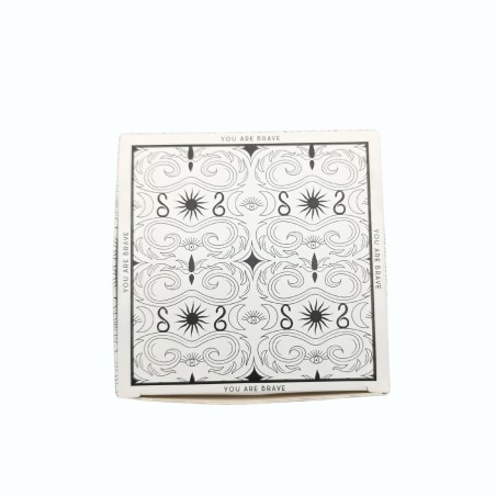 Vela Mágica con Flores y Gemas Hop Hare - El Caballero de Espadas - Vela Cera de Soja hecha a mano - 8,8x5cm