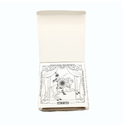 Vela Mágica con Flores y Gemas Hop Hare - El Caballero de Espadas - Vela Cera de Soja hecha a mano - 8,8x5cm