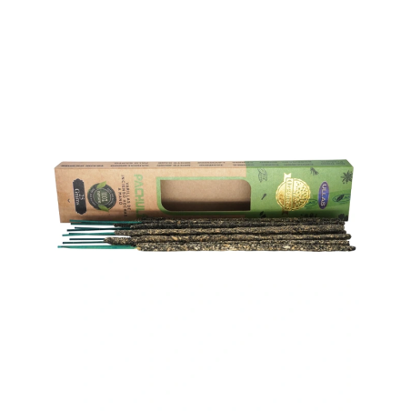Incienso Ullas de Pachulí - Patchouli - Hecho a mano - 25gr - Hecho en India - 100% Natural - ULLAS Incienso Orgánico