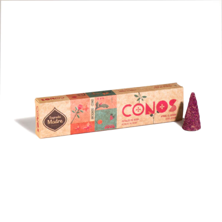Conos Sándalo Yagra Sagrada Madre Claridad Mental - Conos Artesanos - 8 conos
