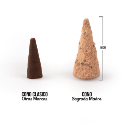 Cones de Patchouli e Palo Santo Harmonia da Mãe Sagrada - Cones Artesanais - 8 cones