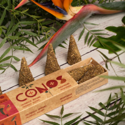 Calendula and Rosemary Cones Holy Mother Prosperity - Artisan Cones - 8 cones