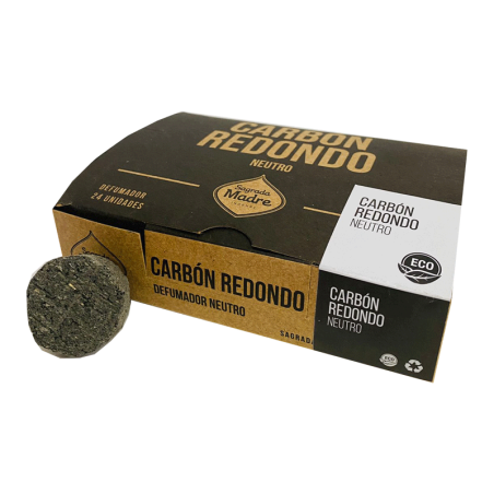 SAGRADA MADRE RONDE NEUTRALE HOUTSKOOL - 24 eenheden - LITURGISCHE CABON - VOOR ROKEN, GEUREN, HARSEN, KRUIDEN...
