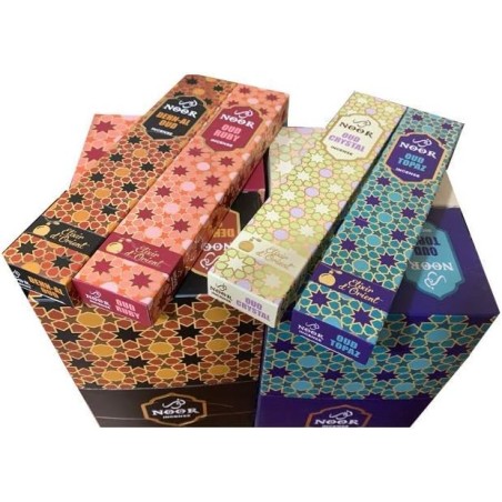 Kit Inciensos NOOR - 4 cajetillas de 15gr.