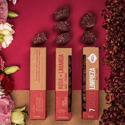 Pastilles Fumeurs Activées 7 jours Rose Lavande - Amour - Sainte Mère - Pastilles Démaquillantes 7 Jours