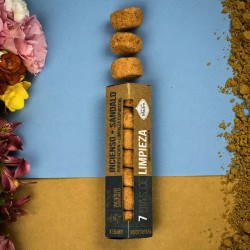 Pastilles Activées 7 jours de Nettoyant Encens Bois de Santal Sainte Mère - Purification Nettoyage Spirituel