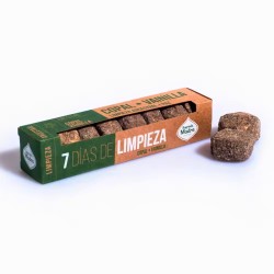 Pastillas de defumación activadas 7 días de limpeza de vainilla copal - Ancestral Cleansing Peace - Sagrada Madre