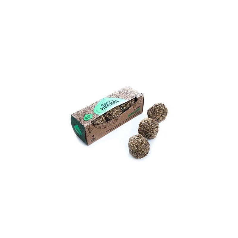 Bomba Herbal XL Energia Neteja - Sagrada Mare 10 herbes - 3 bombes-BOMBES HERBAL XL SAGRADA MADRE-HOSTENATURA