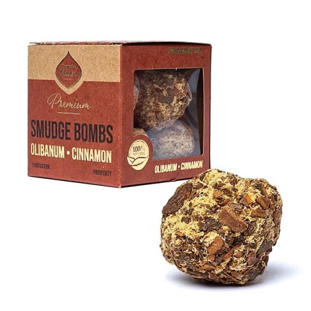 Bombes d’encens à la cannelle de qualité supérieure - Purification de la prospérité et de l’amour - 8 unités - Sainte Mère