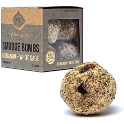 Bombes Premium Encens Sauge - Purification, Protection et Guérison - 8 unités - Sainte Mère