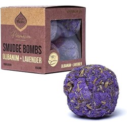 Bombes Premium Oliban Lavande - Purification, Relaxation et Harmonie - 8 unités - Sagrada Madre