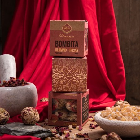 Bombitas Premium Olíbano Rosas - Purificación y Amor - 8 unidades - Sagrada Madre