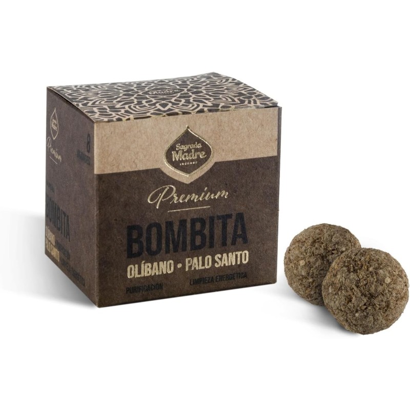 Premium Bombs Olibanum Palo Santo - Reinigung und energetische Reinigung - 8 Einheiten - Sagrada Madre-PREMIUM SAGRADA MADRE-HOSTENATURA