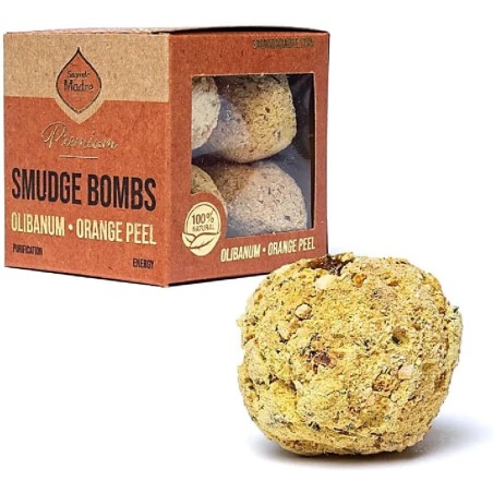 Premium Orange Räucherstäbchen Bomben - Reinigung, Transmutation und Energie - 8 Einheiten - Heilige Mutter