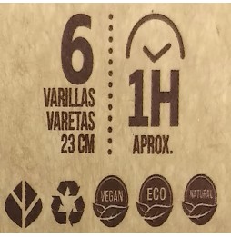 Incienso Patagonia Limón Sagrada Madre Natural - Refrescante - 6 varillas de 1h de duración