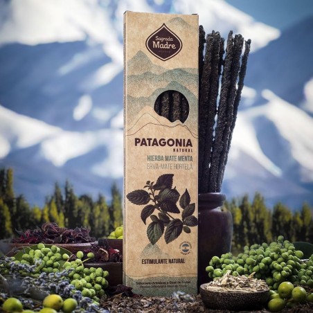Incienso Natural Patagonia Yerba Mate Menta - Estimulante Natural - Sagrada Madre
