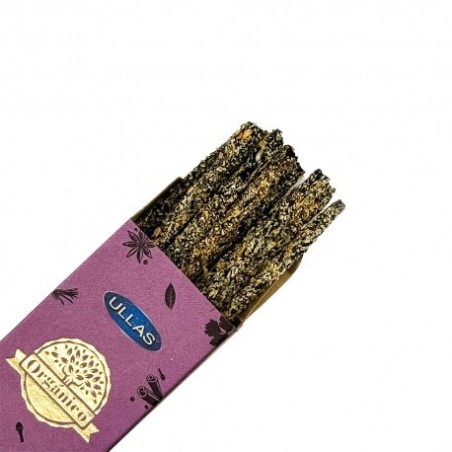 Organiczne kadzidło eukaliptusowe - ULLAS - Ręcznie robione - 25gr - Wyprodukowano w Indiach - 100% naturalne