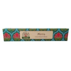 Namaste Masala Mandala Natural Incense - Myrrh - Traditional Indian Agarbathi - Handmade