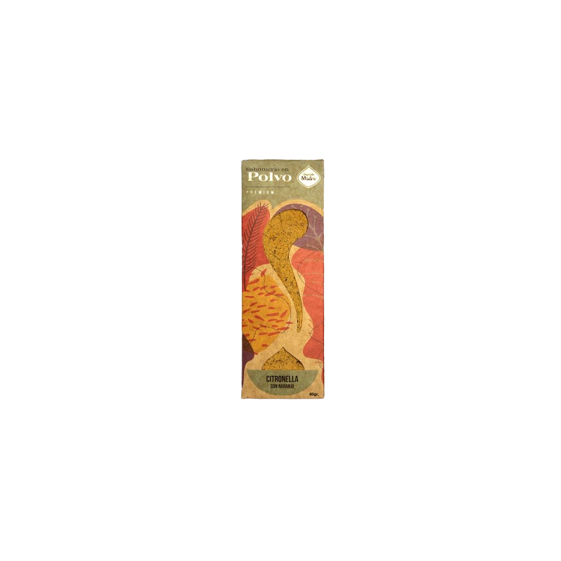 Citronella Incense Powder with Orange - Holy Mother-SAGRADA MADRE POWDER-HOSTENATURA