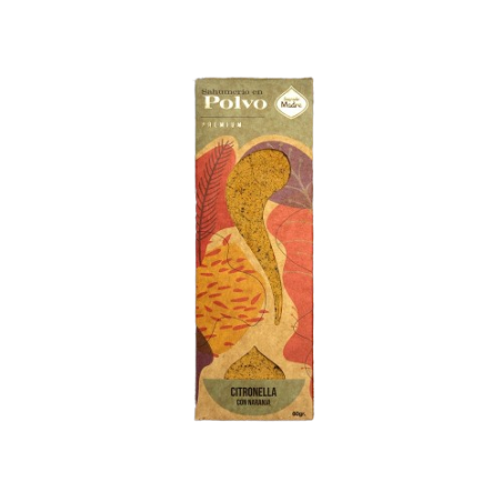 Incienso en Polvo Citronela con Naranja - Sagrada Madre