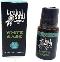 Aceite Aromático Tribal Soul White Sage - Salvia Blanca - 10ml - Hecho en India