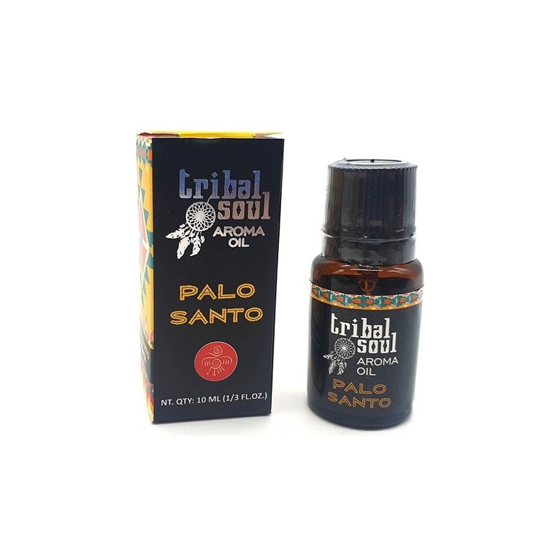 Aceite Aromático Palo Santo - 10 ml - Fabricado en India-ACEITES AROMÁTICOS TRIBAL SOUL-HOSTENATURA