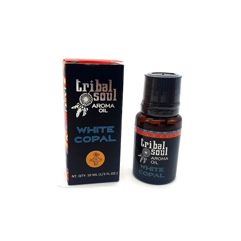 Huile aromatique de copal blanc - Copal blanc - 10ml - Fabriqué en Inde-HUILES AROMATIQUES TRIBAL SOUL-HOSTENATURA