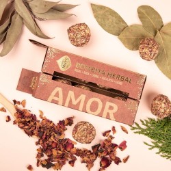 Herbal Bombitas Amor Sagrada Madre Roses, Rue, Laurel, Eucalyptus and Cedar - 4 bombitas