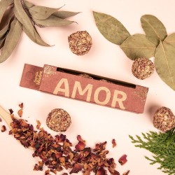 Herbal Bombitas Amor Sagrada Madre Roses, Rue, Laurel, Eucalyptus and Cedar - 4 bombitas