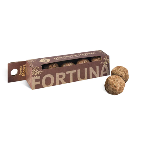 Bombitas Herbales Fortuna - Canela, Anís, Lemon Grass y Cedro - Sagrada Madre - 4 bombitas