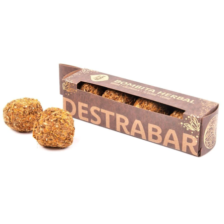 Bombitas Herbales Destrabar Sagrada Madre Mirra, Caléndula, Te Verde y Cedro - 4 bombitas