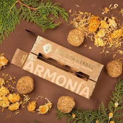 Bombe alle erbe dell'armonia - Calendula, Camomilla, Rosmarino, Contra Yerba, Lavanda, Ruta, Canfora - Sacra Madre - 4 bombe