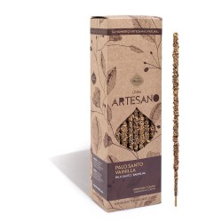 Ambachtelijke Palo Santo en Vanille Wierook - Prijs per stokje - Sagrada Madre - Premium Sahumerio - Ecologisch - Harmonie en Ru