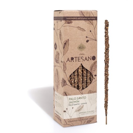 Encens artisanal Palo Santo et Jasmin - Prix par barre - Sagrada Madre - Encens Premium - Bio - Fabriqué en Argentine