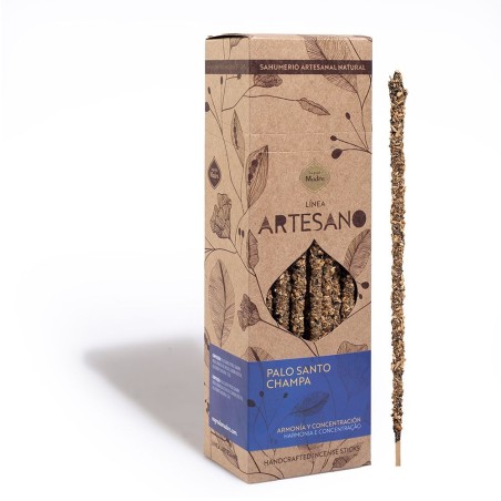 Incienso Artesano Palo Santo y Champa - Precio por barrita - Sagrada Madre - Sahumerio Premium - Ecológico - Hecho en Argentina