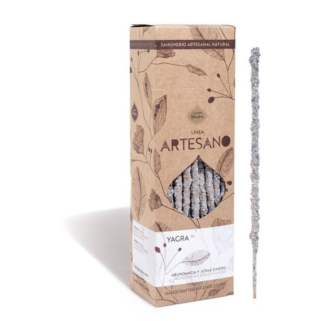 Incienso Artesano Yagra - Precio por barrita - Sagrada Madre - Sahumerio Premium - Ecológico - Abundancia y Atrae Dinero