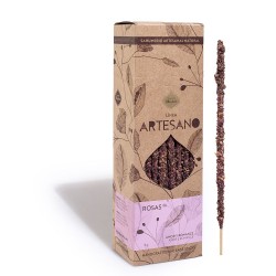 Incenso Artigianale alla Rosa - Prezzo per bastoncino - Santa Madre - Sahumerio Premium - Ecologico - Amore e Romanticismo