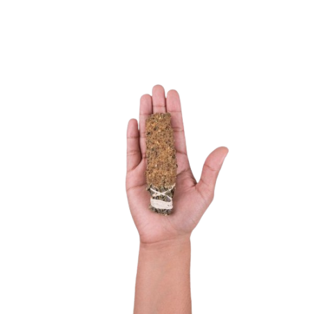 SAHUMITO SAGRADA MADRE - MIRRA Y PALO SANTO - LIMPIEZA Y ARMONÍA - HIERBAS Y RESINAS NATURALES - HECHO A MANO