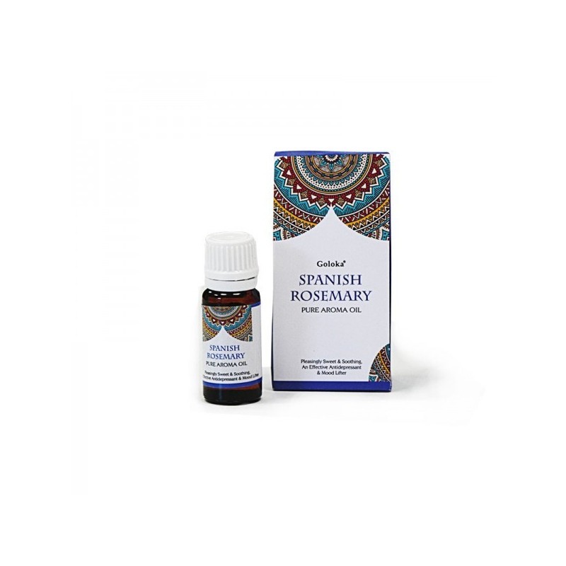 HUILE ESSENTIELLE DE ROMARIN AROMATIQUE D’ESPAGNE - ROMARIN D’ESPAGNE - GOLOKA - 10ml-HUILES PARFUMÉES GOLOKA-HOSTENATURA