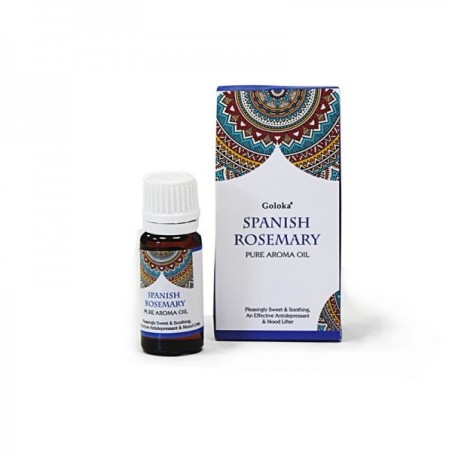 ACEITE AROMÁTICO ESENCIA ROMERO ESPAÑOL - SPANISH ROSEMARY - GOLOKA - 10ml