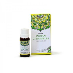 OLEJEK AROMATYCZNY INDIAN CITRONELA ESSENCE - INDYJSKA CITRONELLA - GOLOKA - 10ml