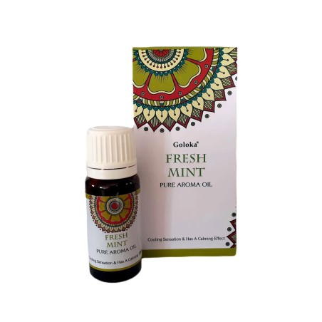 ACEITE AROMÁTICO ESENCIA MENTA FRESCA - FRESH MINT - GOLOKA - 10ml