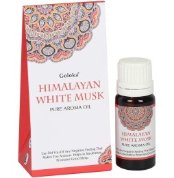 ACEITE AROMÁTICO ESENCIA ALMIZCLE BLANCO DEL HIMALAYA - HIMALAYAN WHITE MUSK - GOLOKA - 10ml