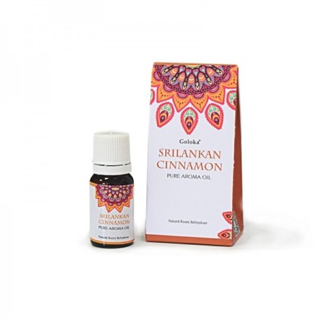 Aceite Aromático Esencia Canela de Sri Lanka Goloka - Srilankan Cinnamon - GOLOKA Aceite Canela- 10ml