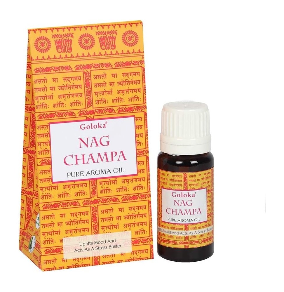 Aceite Aromático Esencia de Nag Champa - GOLOKA - 10ml