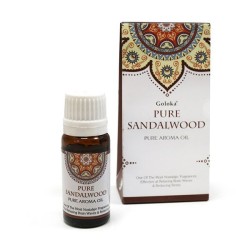 Olio Goloka di legno di sandalo puro - Olio aromatico - Legno di sandalo puro - GOLOKA - 10ml